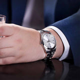 Buy Shop Tissot Gentleman Silver Dial Silver Steel Strap Watch For Men - T127.410.11.031.00 USA Online