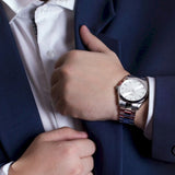 Buy Shop Tissot Gentleman Silver Dial Silver Steel Strap Watch For Men - T127.410.11.031.00 USA Online