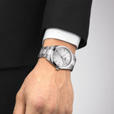 Buy Shop Tissot Gentleman Silver Dial Silver Steel Strap Watch For Men - T127.410.11.031.00 USA Online