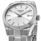 Buy Shop Tissot Gentleman Silver Dial Silver Steel Strap Watch For Men - T127.410.11.031.00 USA Online