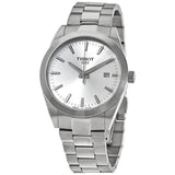 Buy Shop Tissot Gentleman Silver Dial Silver Steel Strap Watch For Men - T127.410.11.031.00 USA Online
