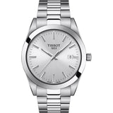 Buy Shop Tissot Gentleman Silver Dial Silver Steel Strap Watch For Men - T127.410.11.031.00 USA Online