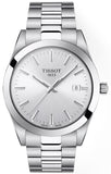 Buy Shop Tissot Gentleman Silver Dial Silver Steel Strap Watch For Men - T127.410.11.031.00 USA Online