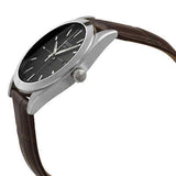 Buy Shop Tissot Gentlemen Black Dial Brown Leather Strap Watch for Men - T127.410.16.051.01 USA Online
