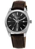 Buy Shop Tissot Gentlemen Black Dial Brown Leather Strap Watch for Men - T127.410.16.051.01 USA Online