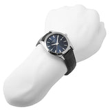 Buy Shop Tissot Gentlemen Blue Dial Black Leather Strap Watch for Men - T127.410.16.041.01 USA Online
