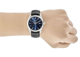 Buy Shop Tissot Gentlemen Blue Dial Black Leather Strap Watch for Men - T127.410.16.041.01 USA Online