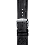 Buy Shop Tissot Gentlemen Blue Dial Black Leather Strap Watch for Men - T127.410.16.041.01 USA Online