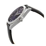 Buy Shop Tissot Gentlemen Blue Dial Black Leather Strap Watch for Men - T127.410.16.041.01 USA Online