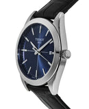 Buy Shop Tissot Gentlemen Blue Dial Black Leather Strap Watch for Men - T127.410.16.041.01 USA Online