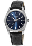 Buy Shop Tissot Gentlemen Blue Dial Black Leather Strap Watch for Men - T127.410.16.041.01 USA Online