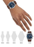 Buy Shop Tissot Gentlemen Powermatic 80 Silicium Blue Dial Brown Leather Strap Watch For Men - T127.407.16.041.00 USA Online