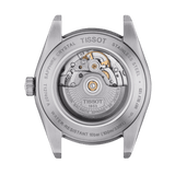 Buy Shop Tissot Gentlemen Powermatic 80 Silicium Blue Dial Brown Leather Strap Watch For Men - T127.407.16.041.00 USA Online