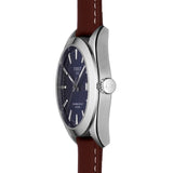 Buy Shop Tissot Gentlemen Powermatic 80 Silicium Blue Dial Brown Leather Strap Watch For Men - T127.407.16.041.00 USA Online