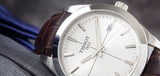 Buy Shop Tissot Gentlemen Silver Dial Brown Leather Strap Watch for Men - T127.410.16.031.01 USA Online