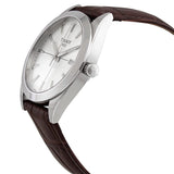 Buy Shop Tissot Gentlemen Silver Dial Brown Leather Strap Watch for Men - T127.410.16.031.01 USA Online