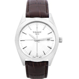 Buy Shop Tissot Gentlemen Silver Dial Brown Leather Strap Watch for Men - T127.410.16.031.01 USA Online