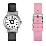 Buy Shop Tissot Heritage Memphis Lady White Dial Black Rubber Strap Watch For Women - T120.210.17.011.00 USA Online