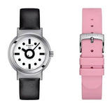 Buy Shop Tissot Heritage Memphis Lady White Dial Black Rubber Strap Watch For Women - T120.210.17.011.00 USA Online