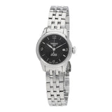 Buy Shop Tissot Le Locle Small Automatic Black Dial Silver Steel Strap Watch For Women - T41.1.183.54 USA Online