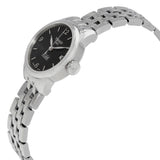 Buy Shop Tissot Le Locle Automatic Small Lady Black Dial Silver Steel Strap Watch For Women - T41.1.183.53 USA Online