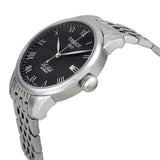 Buy Shop Tissot Le Locle Automatic Black Dial Silver Steel Strap Watch For Men - T41.1.483.53 USA Online