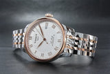 Buy Shop Tissot Le Locle Automatic Cosc Silver Dial Two Tone Steel Strap Watch For Men - T006.407.22.033.00 USA Online