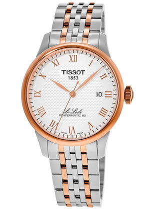 Buy Shop Tissot Le Locle Automatic Cosc Silver Dial Two Tone Steel Strap Watch For Men - T006.407.22.033.00 USA Online