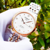 Buy Shop Tissot Le Locle Automatic Cosc Silver Dial Two Tone Steel Strap Watch For Men - T006.407.22.036.00 USA Online