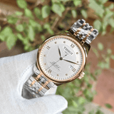 Buy Shop Tissot Le Locle Automatic Cosc Silver Dial Two Tone Steel Strap Watch For Men - T006.407.22.036.00 USA Online
