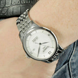 Buy Shop Tissot Le Locle Automatic Cosc White Dial Silver Steel Strap Watch For Men - T006.408.11.037.00 USA Online