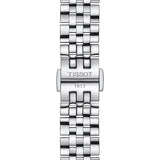 Buy Shop Tissot Le Locle Automatic Diamonds Mother of Pearl Black Dial Silver Steel Strap Watch For Women - T006.207.11.126.00 USA Online
