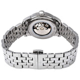 Buy Shop Tissot Le Locle Automatic Diamonds Mother of Pearl Black Dial Silver Steel Strap Watch For Women - T006.207.11.126.00 USA Online