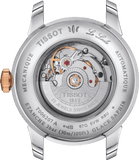 Buy Shop Tissot Le Locle Automatic Diamonds Mother of Pearl Black Dial Silver Steel Strap Watch For Women - T006.207.11.126.00 USA Online