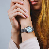 Buy Shop Tissot Le Locle Automatic Diamonds Mother of Pearl Dial Silver Steel Strap Watch For Women - T006.207.11.116.00 USA Online