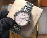 Buy Shop Tissot Le Locle Automatic Double Happiness Lady Silver Dial Silver Steel Strap Watch For Women - T41.1.183.35 USA Online