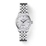 Buy Shop Tissot Le Locle Automatic Double Happiness Lady Silver Dial Silver Steel Strap Watch For Women - T41.1.183.35 USA Online