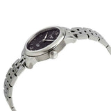 Buy Shop Tissot Le Locle Automatic Lady Black Dial Silver Steel Strap Watch For Women - T006.207.11.058.00 USA Online
