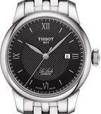 Buy Shop Tissot Le Locle Automatic Lady Black Dial Silver Steel Strap Watch For Women - T006.207.11.058.00 USA Online