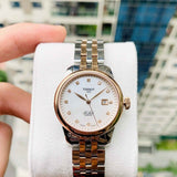 Buy Shop Tissot Le Locle Automatic Lady Mother of Pearl Dial Two Tone Steel Strap Watch For Women - T006.207.22.116.00 USA Online