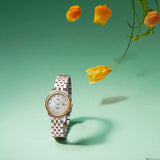 Buy Shop Tissot Le Locle Automatic Lady Mother of Pearl Dial Two Tone Steel Strap Watch For Women - T006.207.22.116.00 USA Online