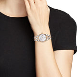Buy Shop Tissot Le Locle Automatic Lady Mother of Pearl Dial Two Tone Steel Strap Watch For Women - T006.207.22.116.00 USA Online