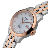 Buy Shop Tissot Le Locle Automatic Lady Mother of Pearl Dial Two Tone Steel Strap Watch For Women - T006.207.22.116.00 USA Online