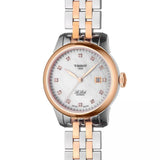 Buy Shop Tissot Le Locle Automatic Lady Mother of Pearl Dial Two Tone Steel Strap Watch For Women - T006.207.22.116.00 USA Online