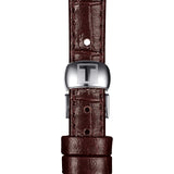 Buy Shop Tissot Le Locle Automatic Lady Silver Dial Brown Leather Strap Watch For Women - T41.1.113.77 USA Online