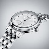 Buy Shop Tissot Le Locle Automatic Lady Silver Dial Silver Steel Strap Watch For Women - T006.207.11.036.00 USA Online