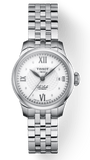 Buy Shop Tissot Le Locle Automatic Lady Silver Dial Silver Steel Strap Watch For Women - T41.1.183.16 USA Online