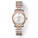 Buy Shop Tissot Le Locle Automatic Lady Silver Dial Two Tone Steel Strap Watch For Women - T41.2.183.16 USA Online