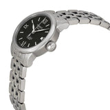 Buy Shop Tissot Le Locle Automatic Small Lady Black Dial Silver Steel Strap Watch For Women - T41.1.183.53 USA Online