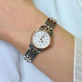 Buy Shop Tissot Le Locle Automatic Small Lady Silver Dial Two Tone Steel Strap Watch For Women - T41.2.183.33 USA Online